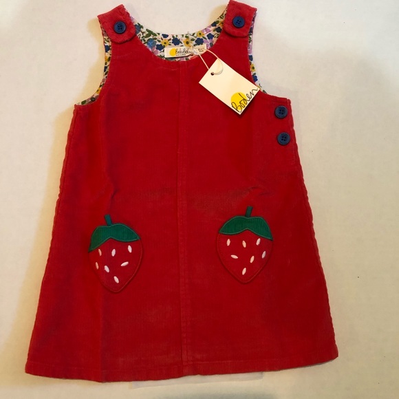 Mini Boden Other - Mini Boden Strawberry romper